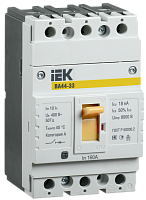 Автоматический выключатель ВА44 33 3Р 80А 15кА | код. SVA4410-3-0080 | IEK 
